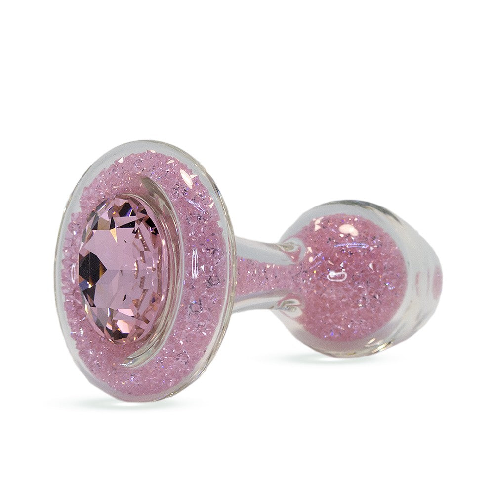 Sparkle Butt Plug with Crystal Base - 7 Colors Crystal Delights Sparkle Butt Plug with Crystal Base - 7 Colors Crystal Delights