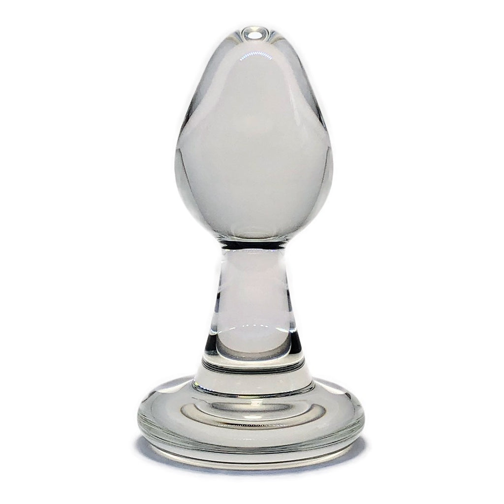 Screw-On Detachable Glass Butt Plug (Plug Only) Crystal Delights Screw-On Detachable Glass Butt Plug (Plug Only) Crystal Delights