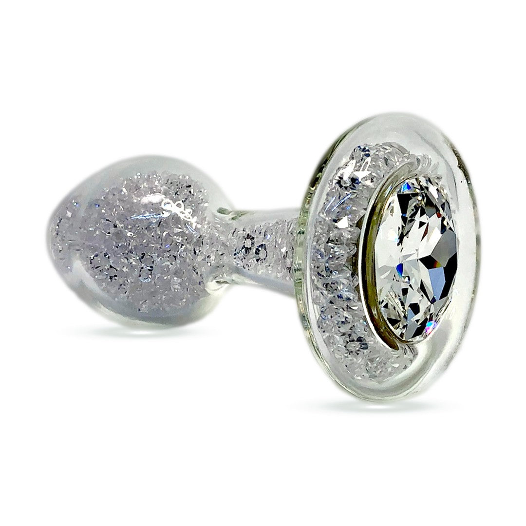 Sparkle Butt Plug with Crystal Base - 7 Colors Crystal Delights Sparkle Butt Plug with Crystal Base - 7 Colors Crystal Delights