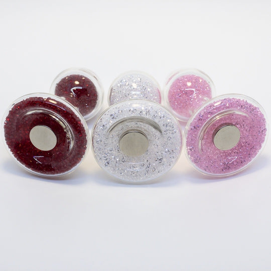 Pink Magnetic Sparkle Bunny Tail Plug