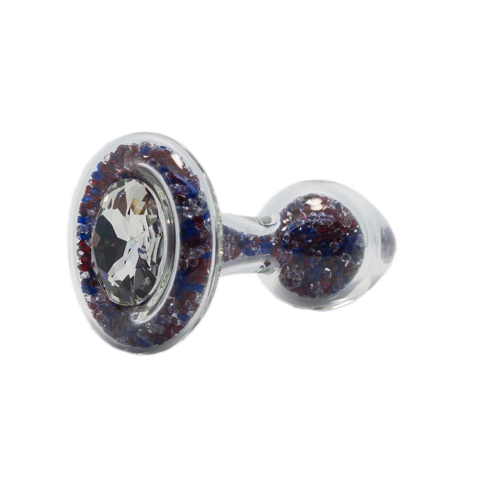 Red White and Blue Sparkle plug