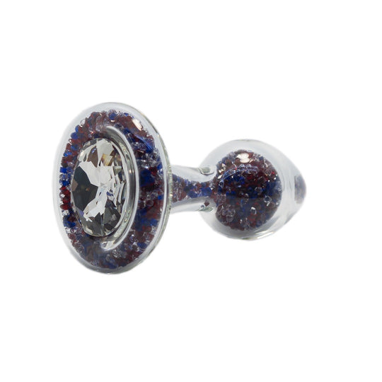 Red White and Blue Sparkle plug