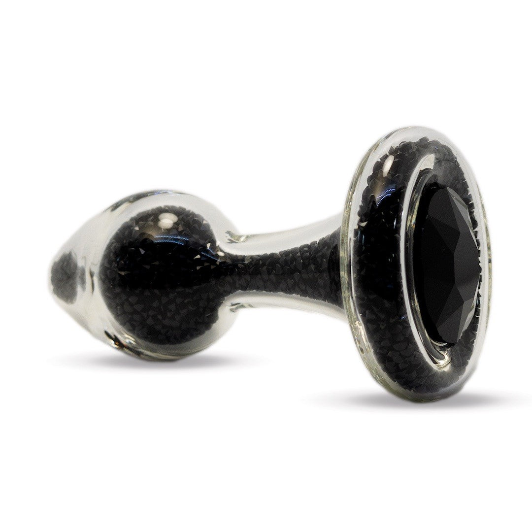 Sparkle Butt Plug with Crystal Base - 7 Colors Crystal Delights Sparkle Butt Plug with Crystal Base - 7 Colors Crystal Delights
