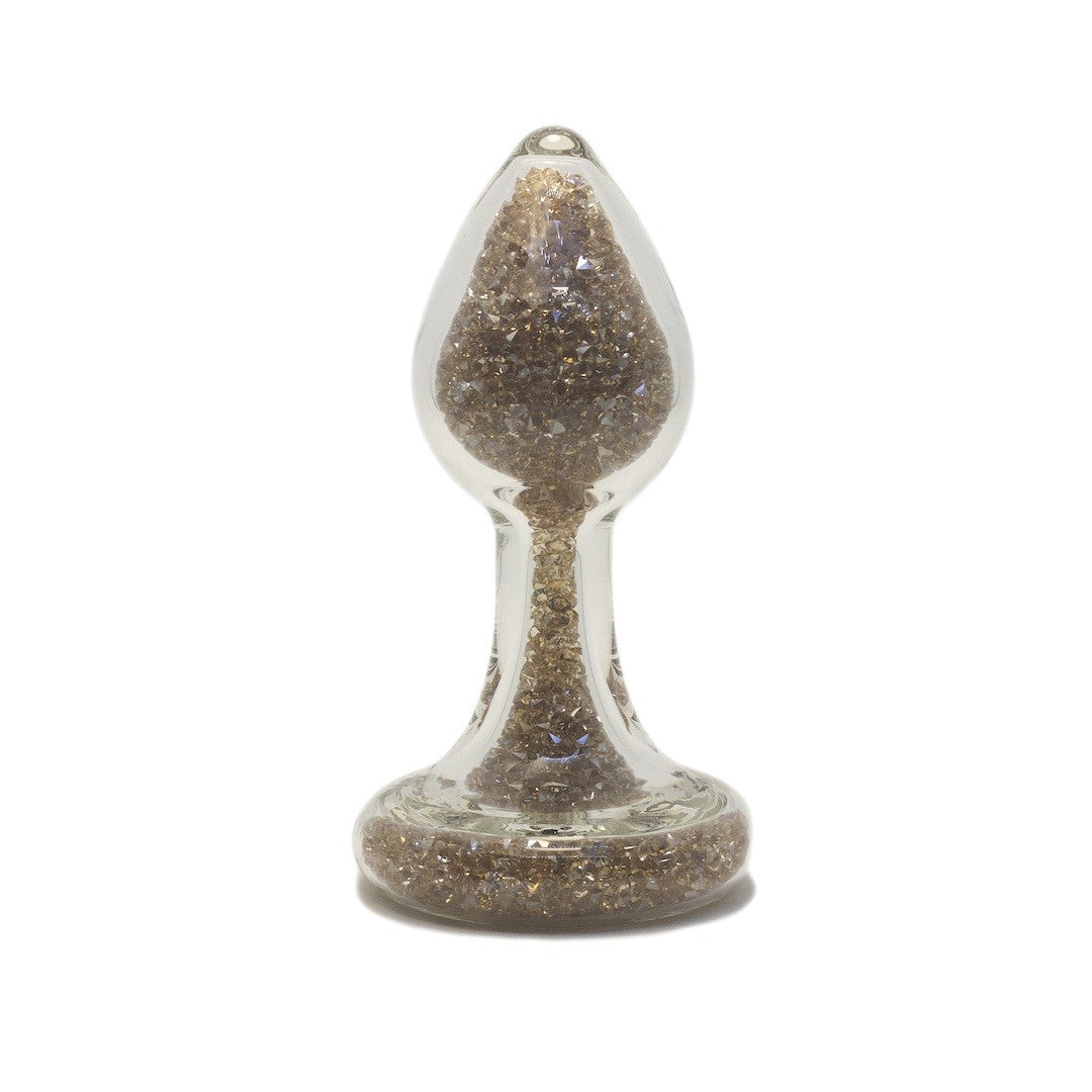 Sparkle Butt Plug with Magnetic Base - 7 Colors Crystal Delights Sparkle Butt Plug with Magnetic Base - 7 Colors Crystal Delights
