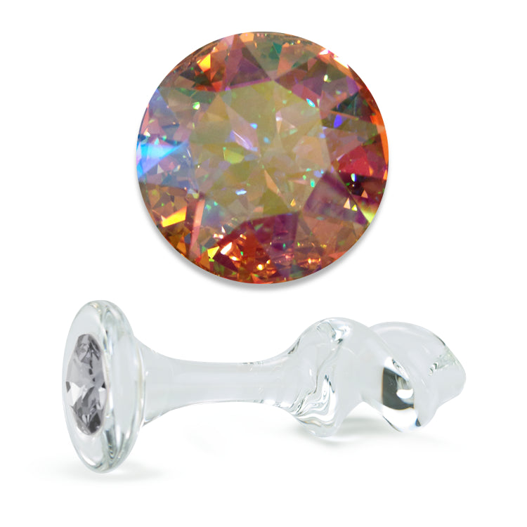 Aurora Borealis Crystal Mini-Twist Plug