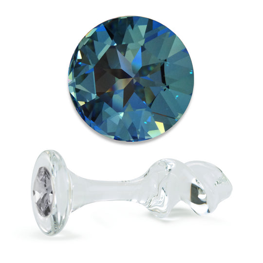 Blue Crystal Mini-Twist Plug