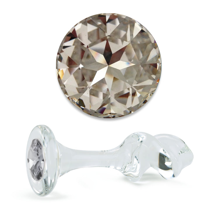 Clear Crystal Mini-Twist Plug