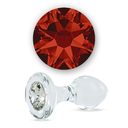 Red Magma Crystal Delight Butt Plug