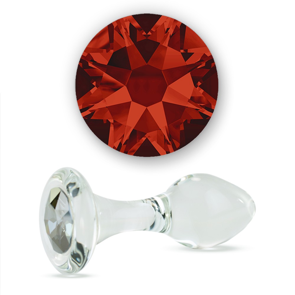 Red Magma Crystal Delight Butt Plug