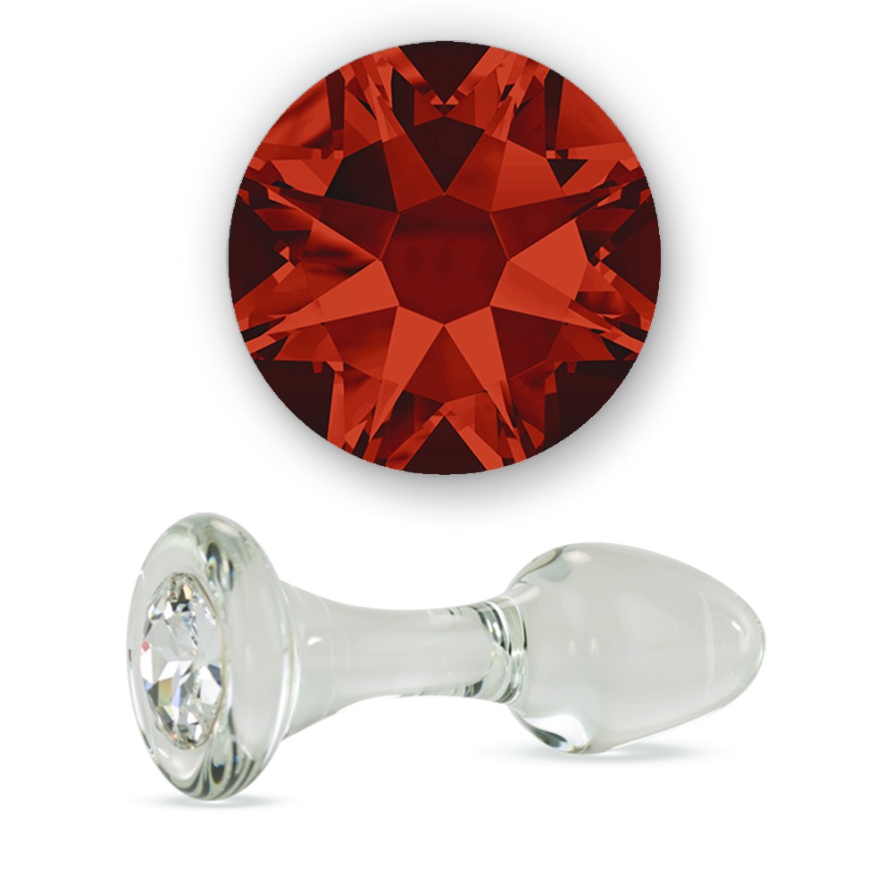 Red Magma Crystal Delight Butt Plug