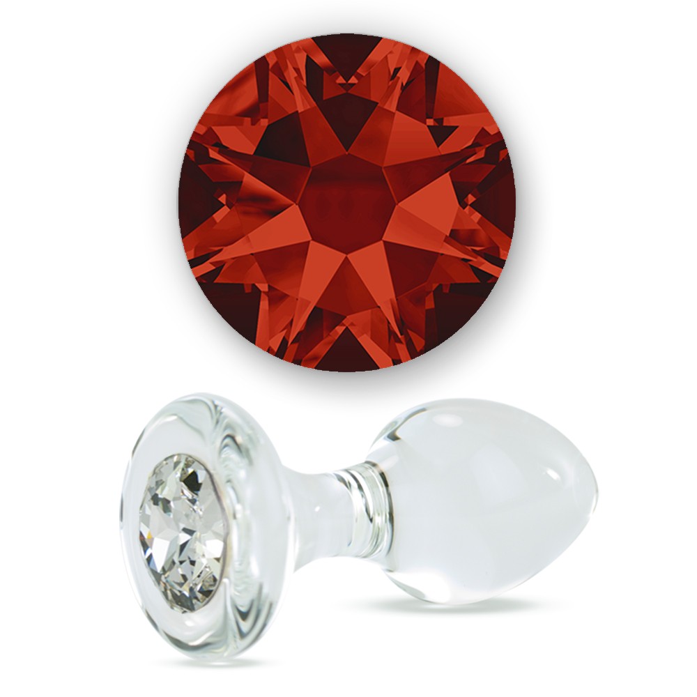 Red Magma Crystal Delight Butt Plug