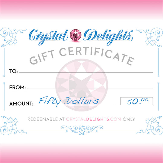 Crystal Delights Gift Certificate