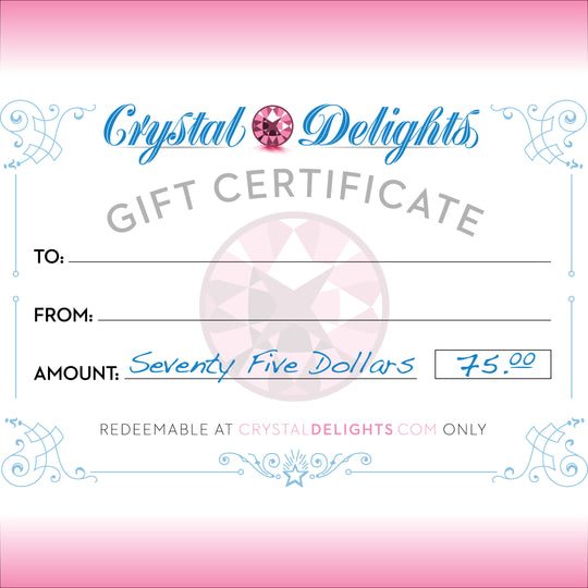 Crystal Delights Gift Certificate