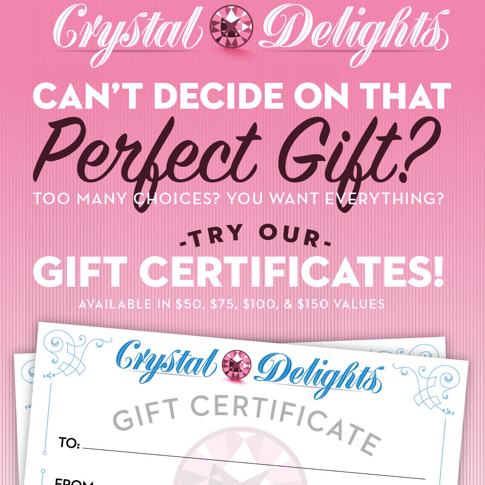 Crystal Delights Gift Certificate Banner