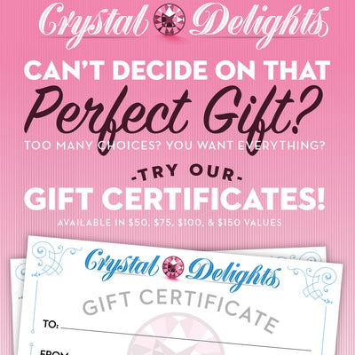 Crystal Delights Gift Certificate Banner