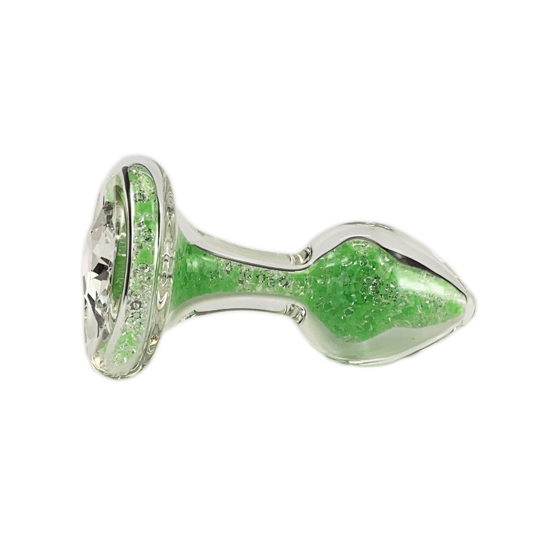Light Up Butt Plugs | Sparkle Glow Butt Plug with Crystal Base Crystal Delights Light Up Butt Plugs | Sparkle Glow Butt Plug with Crystal Base Crystal Delights