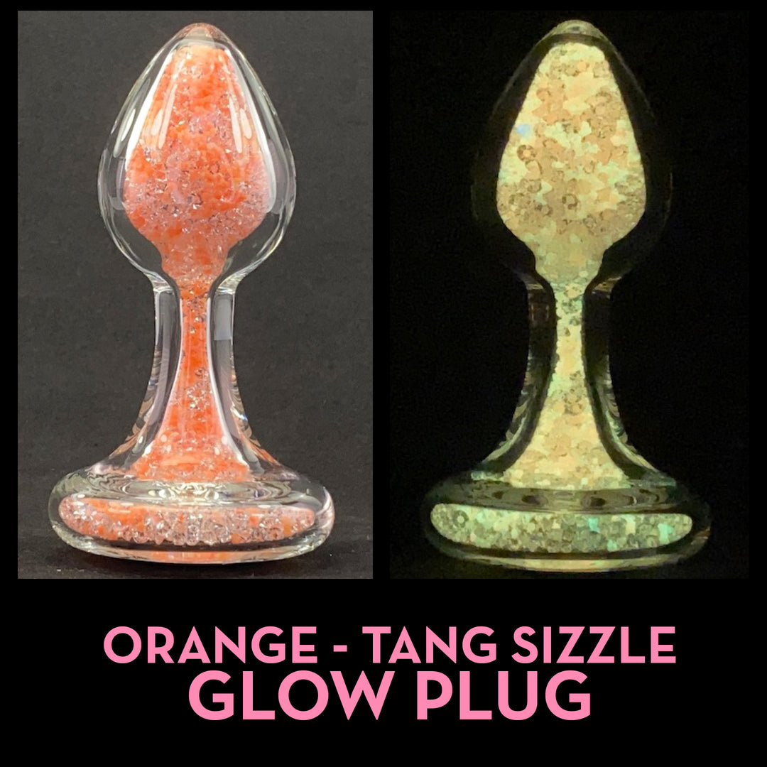 Light Up Butt Plugs | Sparkle Glow Butt Plug with Crystal Base Crystal Delights Light Up Butt Plugs | Sparkle Glow Butt Plug with Crystal Base Crystal Delights