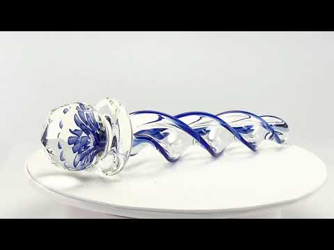 Crystal Delights Blue Implosion Faceted Twist video media